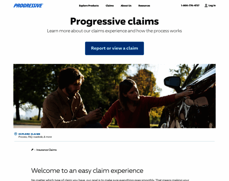 Claims.progressive.com thumbnail