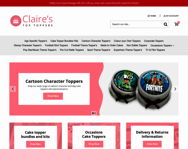 Clairestoptoppers.co.uk thumbnail