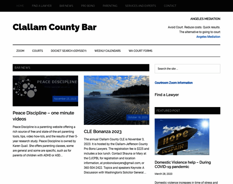 Clallamcountybar.com thumbnail