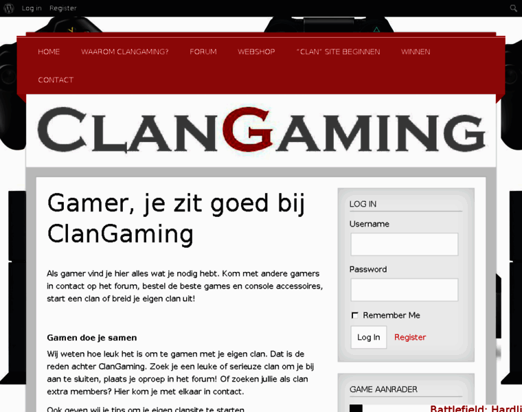 Clangaming.nl thumbnail