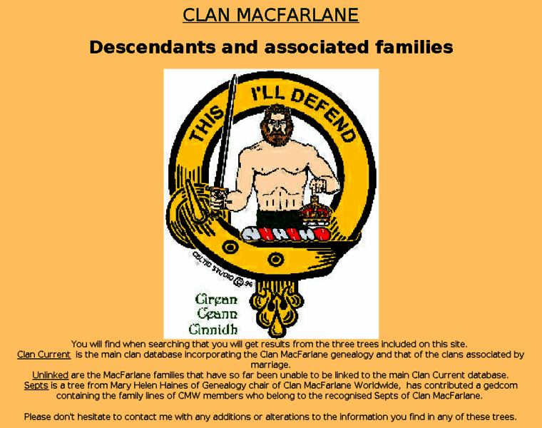 Clanmacfarlanegenealogy.info thumbnail