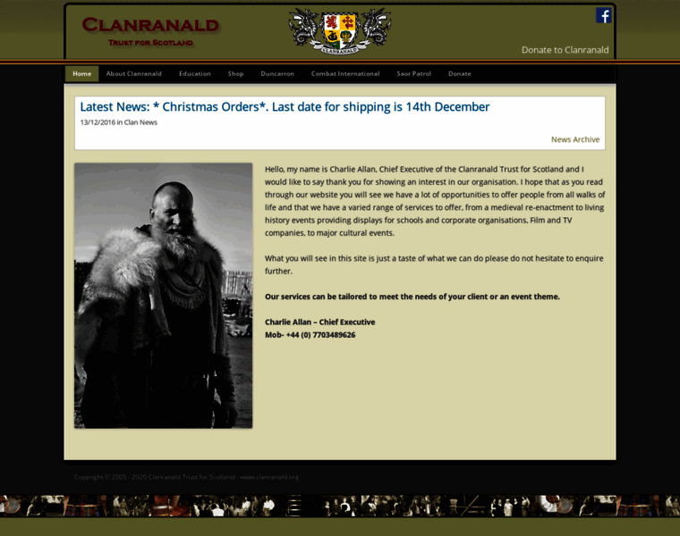 Clanranald.org thumbnail