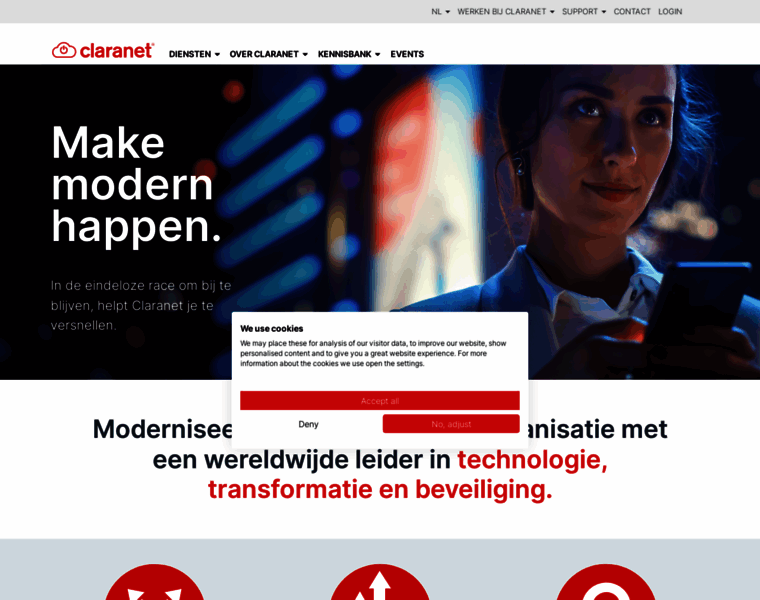 Claranet.nl thumbnail