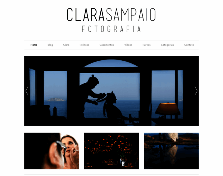 Clarasampaio.com.br thumbnail