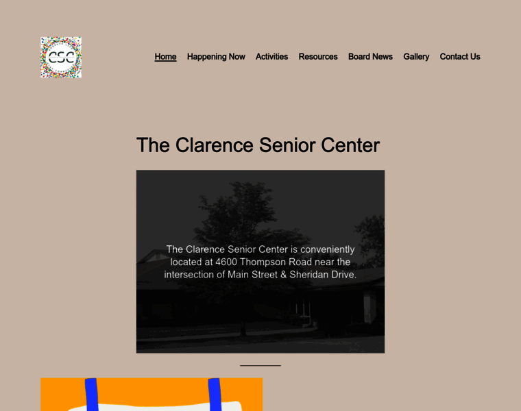 Clarenceseniorcenter.org thumbnail