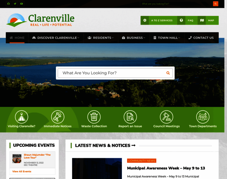 Clarenville.ca thumbnail
