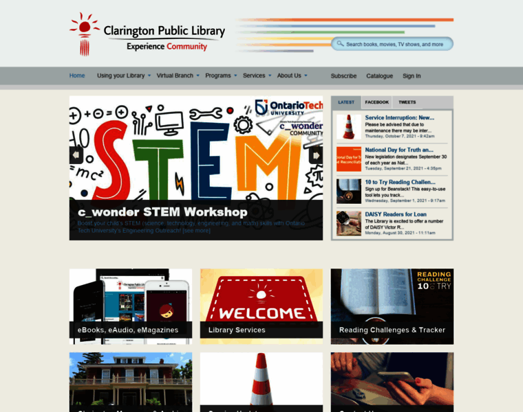 Clarington-library.on.ca thumbnail