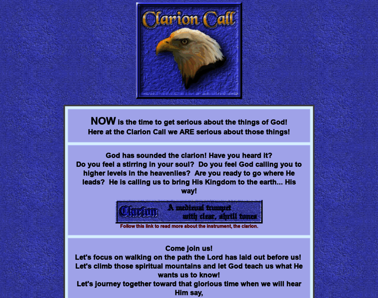 Clarion-call.org thumbnail