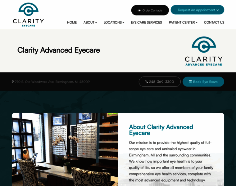 Clarityadvancedeyecare.com thumbnail