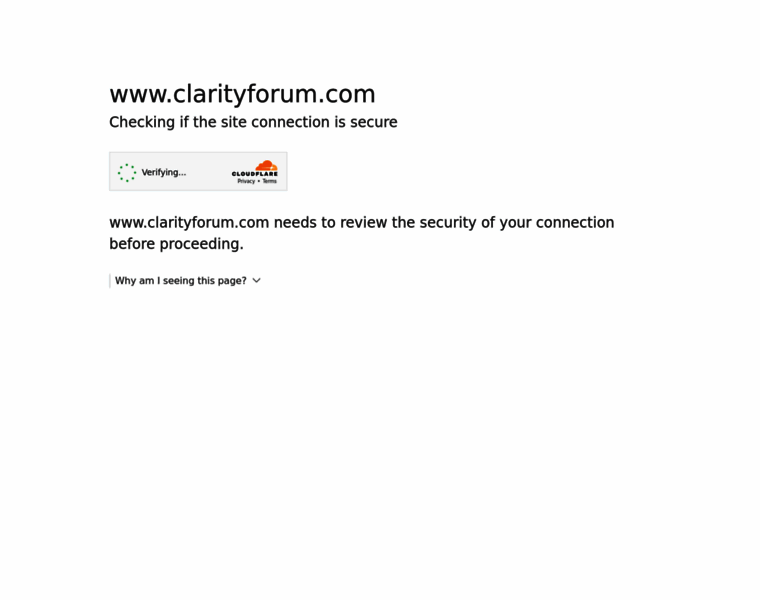 Clarityforum.com thumbnail