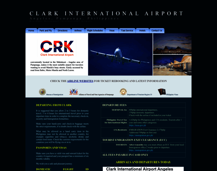 Clark-airport.com thumbnail