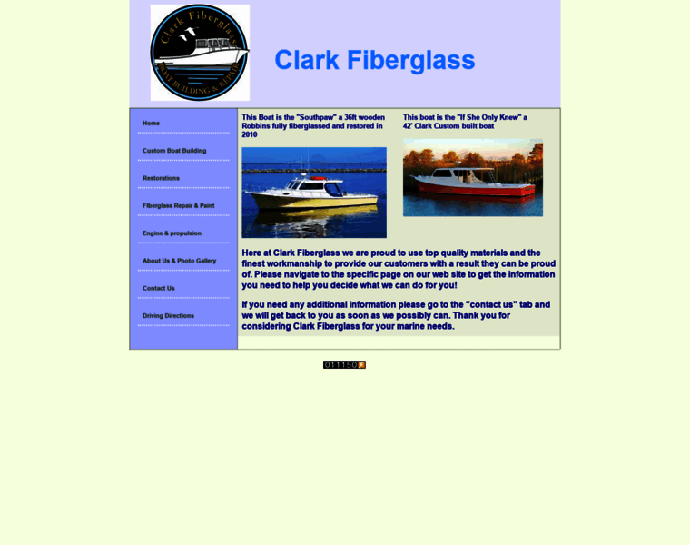 Clarkfiberglass.com thumbnail