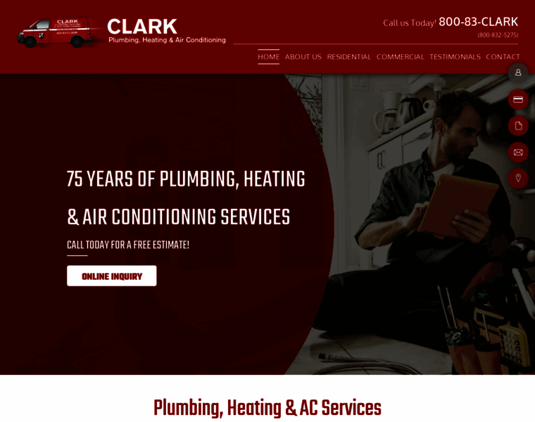 Clarkplumbing.com thumbnail