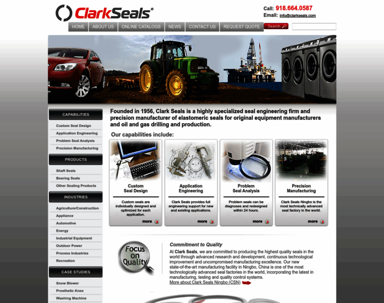 Clarkseals.com thumbnail