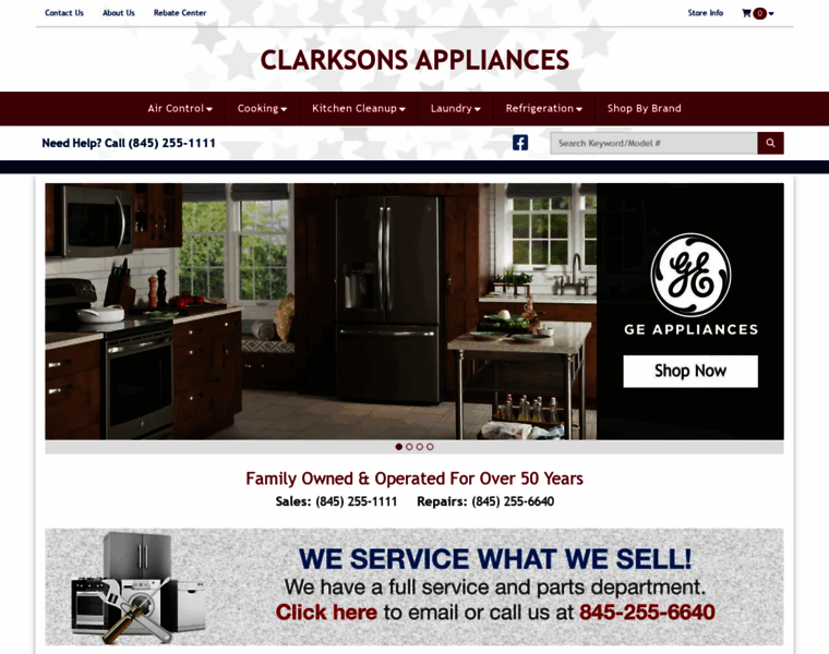 Clarksonsappliance.com thumbnail