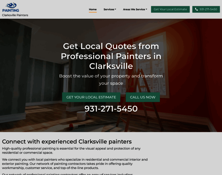 Clarksville-painters.com thumbnail