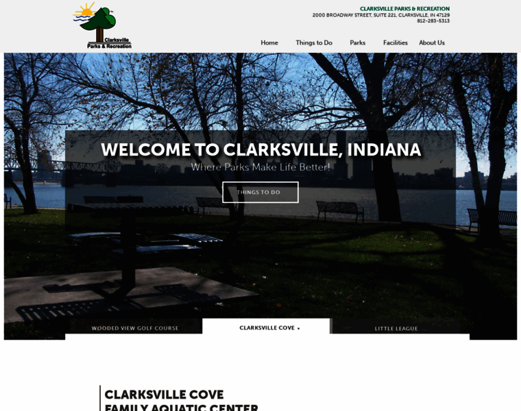 Clarksvilleparks.com thumbnail