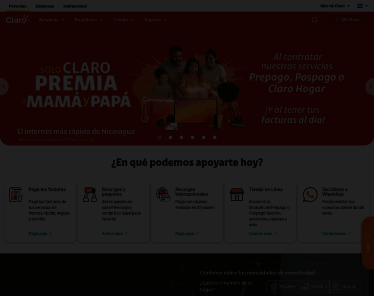 Claro.com.ni thumbnail Claro.com.ni thumbnail