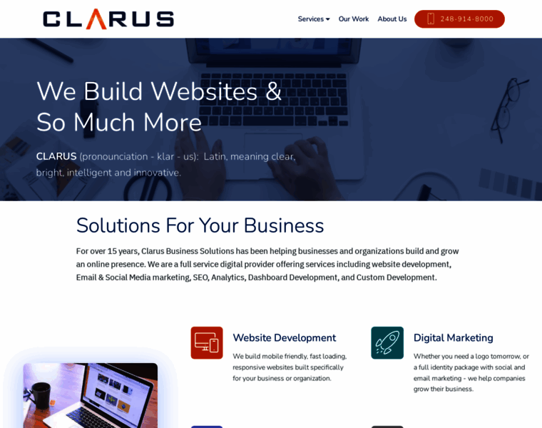 Clarus-solutions.com thumbnail