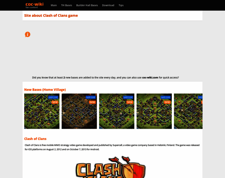 Clash-of-clans-wiki.com thumbnail