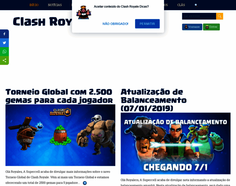Clashroyaledicas.com.br thumbnail