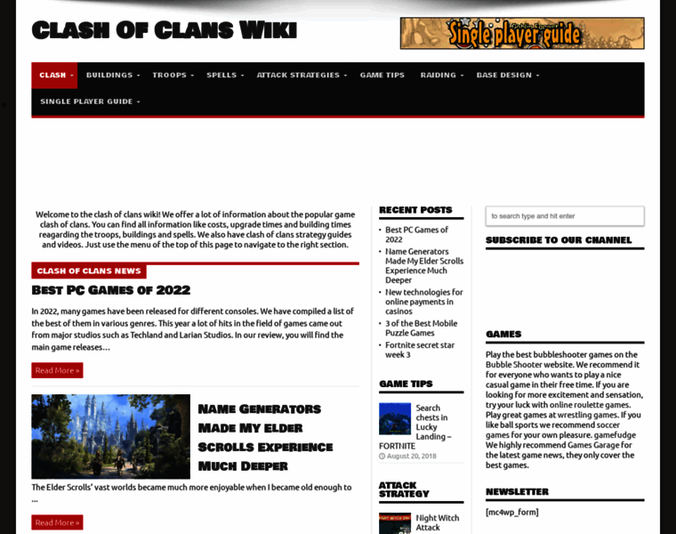 Clashwiki.com thumbnail