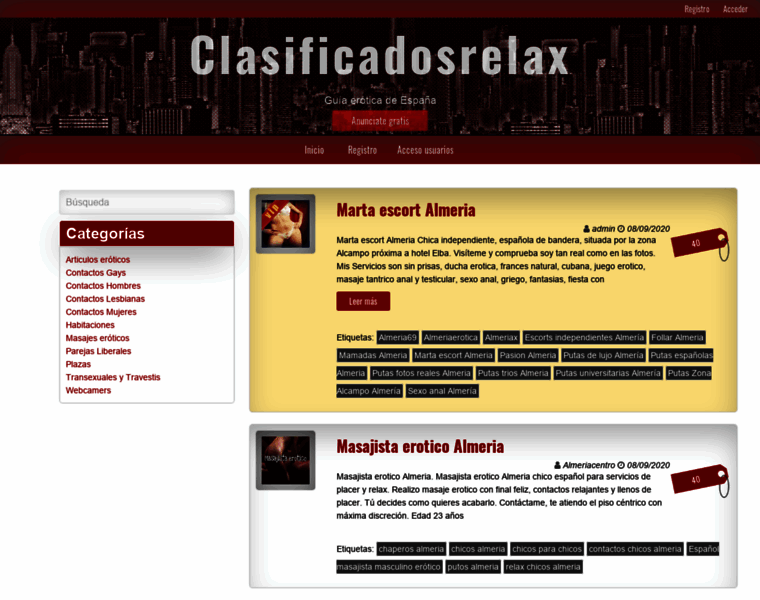 Clasificadosrelax.com thumbnail