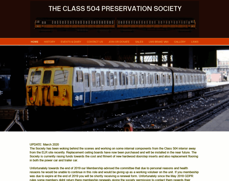 Class504preservationsociety.co.uk thumbnail