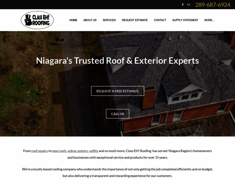 Classehroofing.ca thumbnail