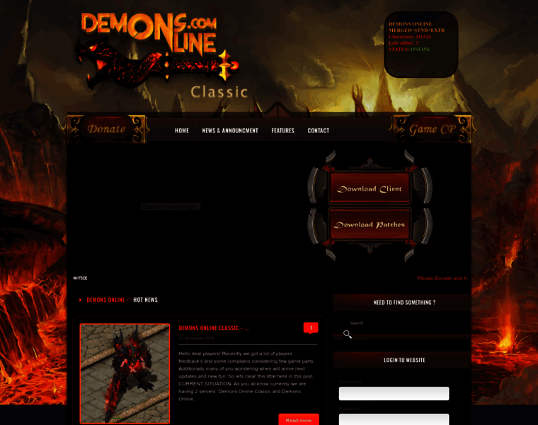 Classic.demons-online.com thumbnail