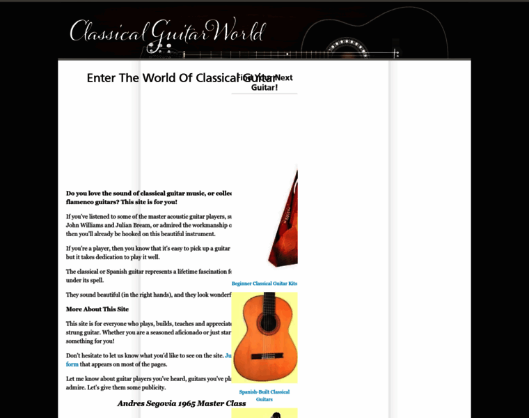 Classical-guitar-world.com thumbnail