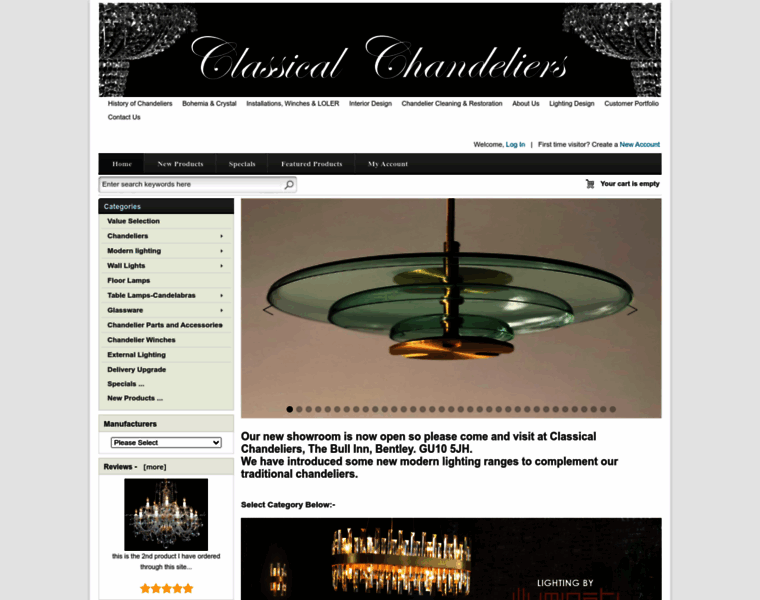 Classicalchandeliers.co.uk thumbnail