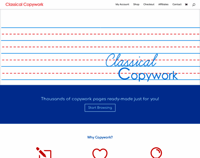 Classicalcopywork.com thumbnail