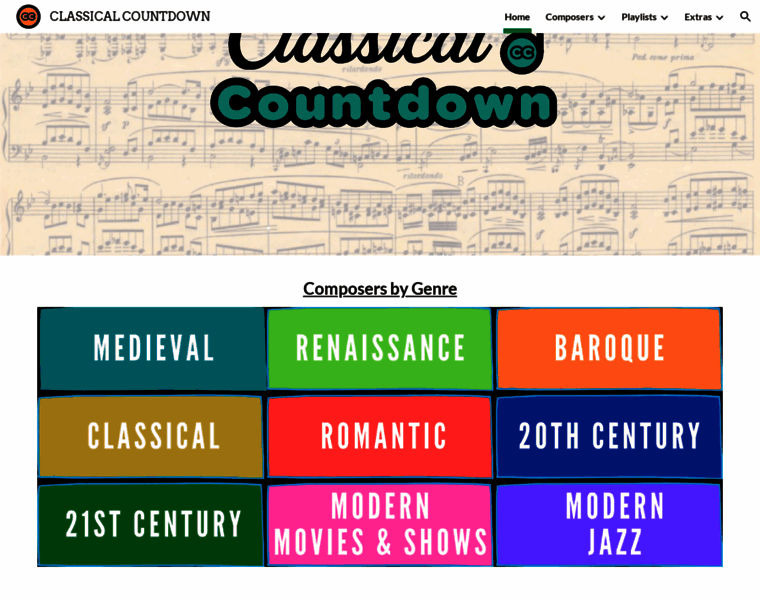 Classicalcountdown.com thumbnail