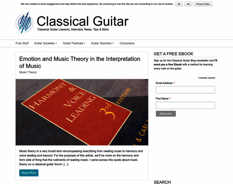 Classicalguitar.org thumbnail