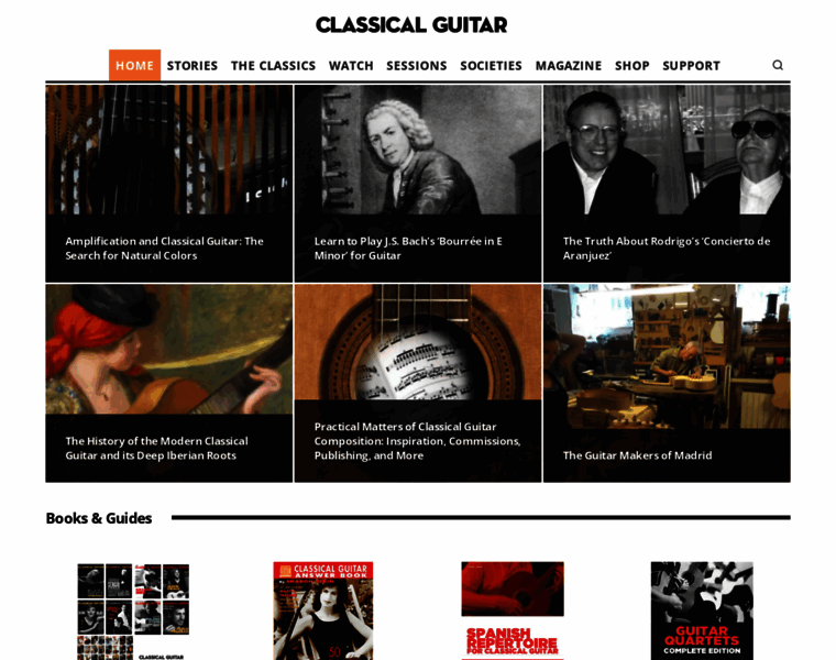 Classicalguitarmagazine.com thumbnail