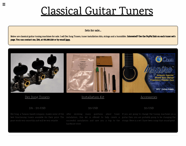 Classicalguitartuners.com thumbnail
