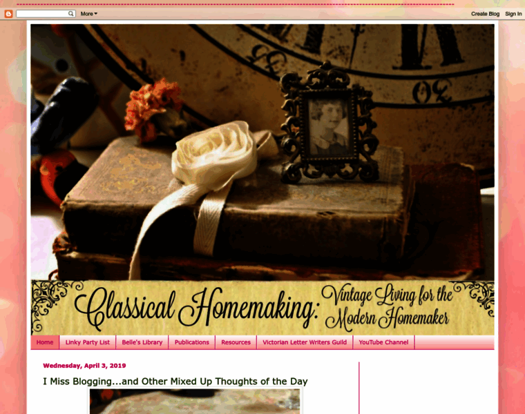 Classicalhomemaking.com thumbnail