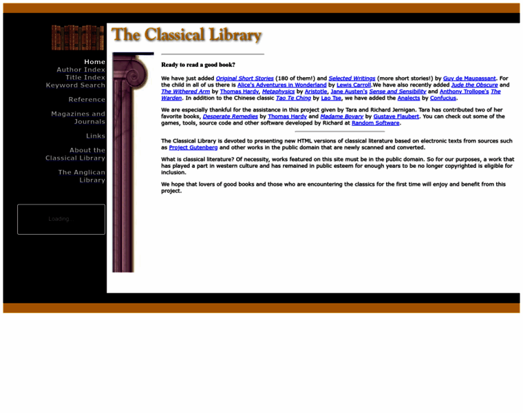 Classicallibrary.org thumbnail