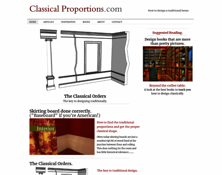Classicalproportions.com thumbnail