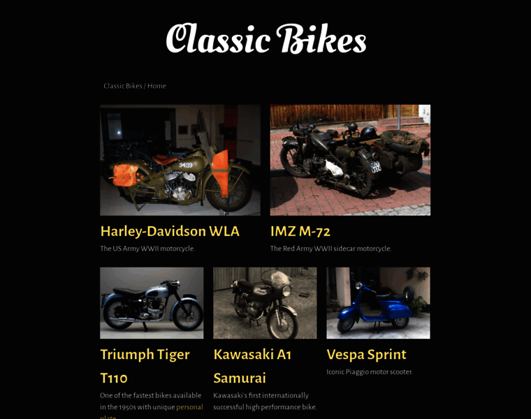 Classicbikes.org.uk thumbnail