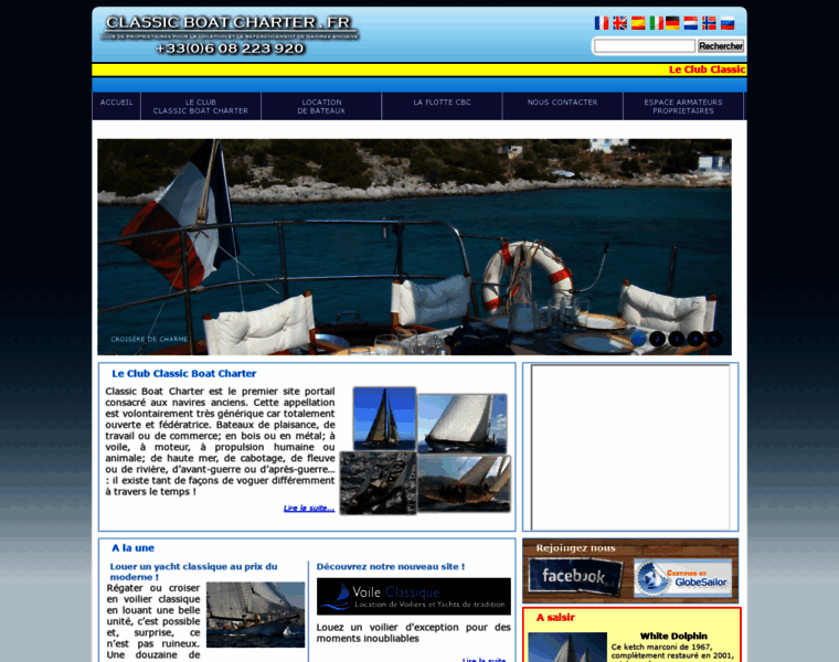 Classicboatcharter.fr thumbnail