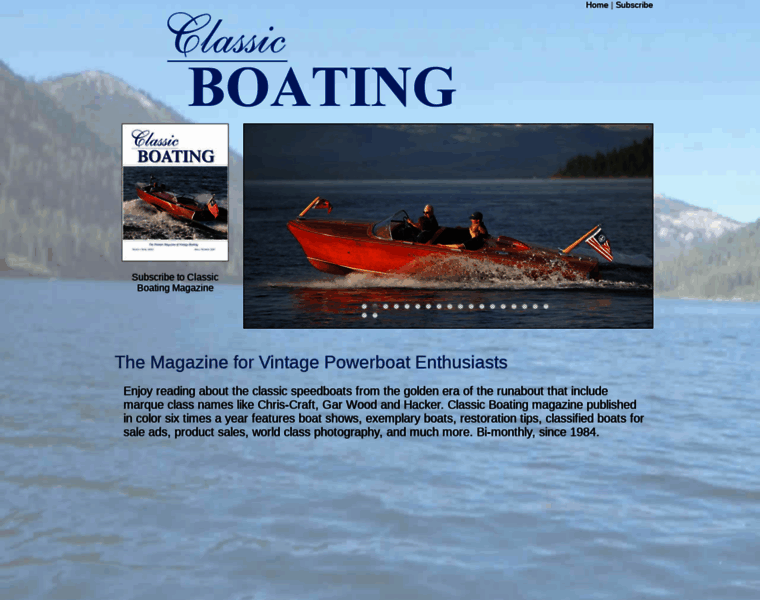 Classicboatingmagazine.net thumbnail