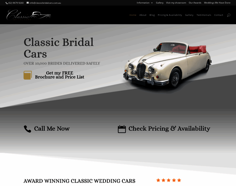 Classicbridalcars.com.au thumbnail