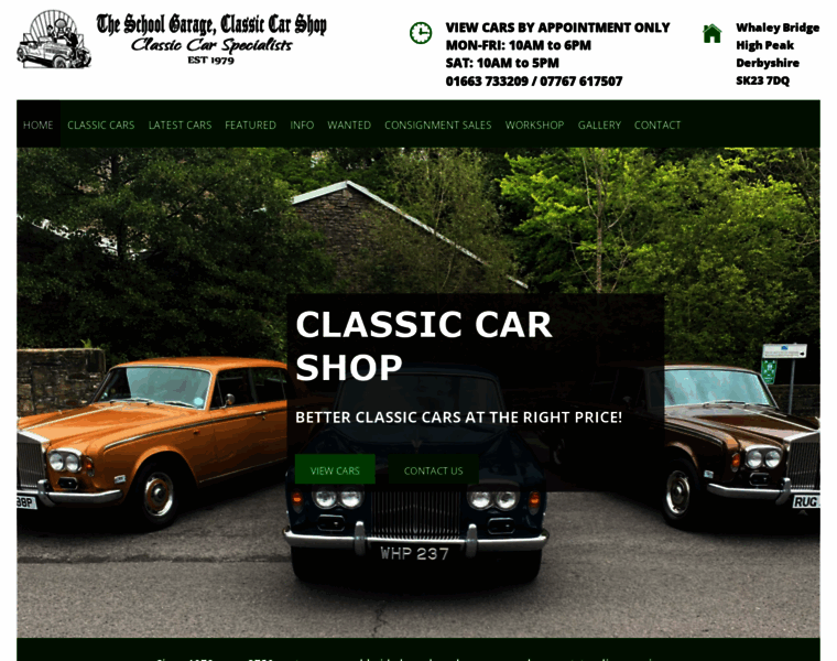 Classiccarshop.co.uk thumbnail