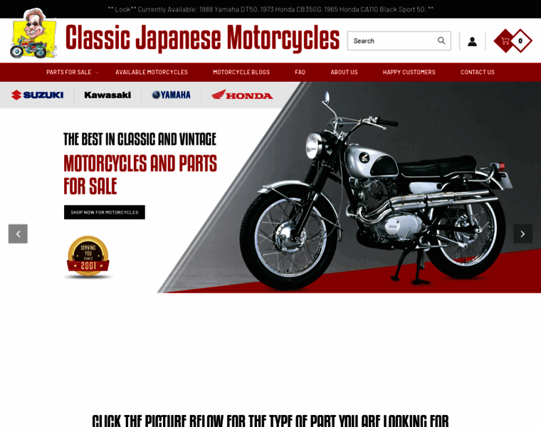 Classicjapanesemotorcycles.com thumbnail