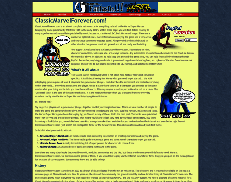 Classicmarvelforever.com thumbnail