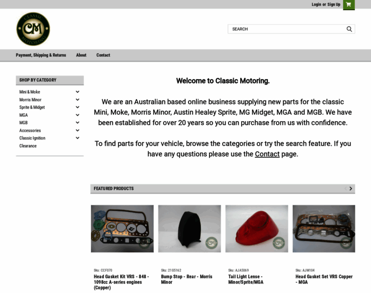 Classicmotoring.net.au thumbnail Classicmotoring.net.au thumbnail