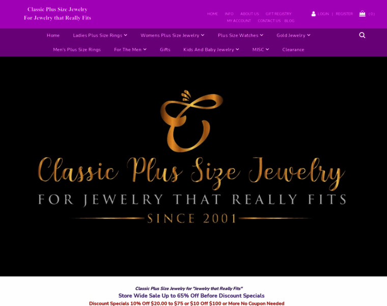 Classicplussizejewelry.com thumbnail