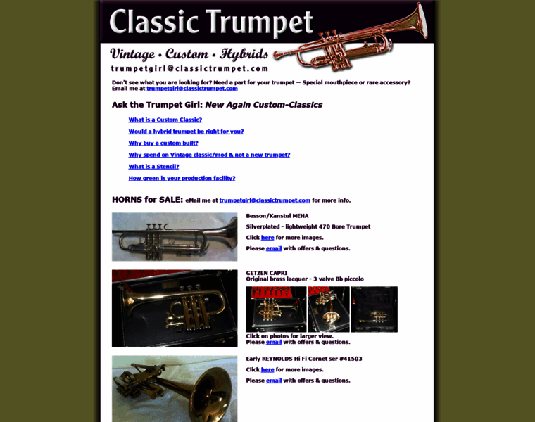 Classictrumpet.com thumbnail